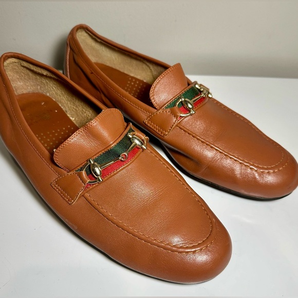 Maus & Hoffman Leggaro Italian Slip On TAN LEATHER LOAFERS SIZE 11 US & 45 EURO